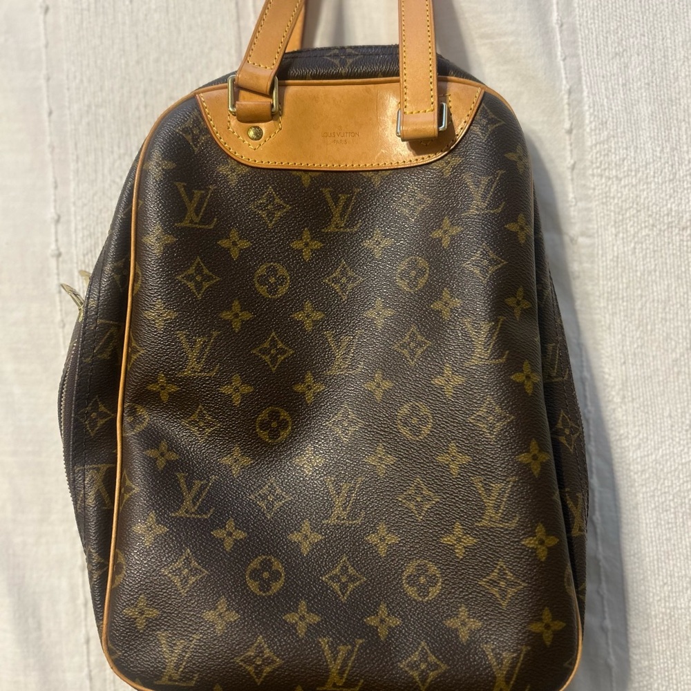 Louis Vuitton Monogram Duffel Bag in Brown and Tan